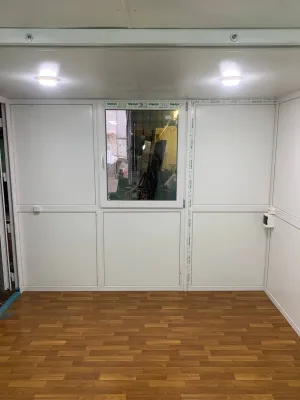 Готовий до відвантаження великий пост охорони 3х6 м (загальний план).